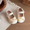 Zapatos de Cuero para Niñas Zapatos de Princesa con Flores 2026 Nueva Moda Primavera y Otoño Suela Suave Dulces Zapatos Pequeños de Cuero para Niños Pequeños y Niños Pequeños