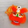 Creche Taibao Leão Mai Conjunto de Dança de Plástico Cabeça de Criança Despertar Leão Dança do Leão do Sul Cabeça de Leão Pequenos Adereços Performance Cabeça de Leão