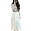 Preciosos Conjuntos de Estilo Coreano, un Set Completo de Vestidos para Mujer, Nuevos Modelos Verano 2026, Hermosos e Impresionantes Vestidos Largos Blancos