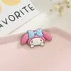Parches Suaves de Goma de Panda Sanrio, Dijes para Zapatos, Imanes para Refrigerador, Pegatinas para Vasos, Accesorios para Ropa y Cabello, Materiales y Suministros al por Mayor