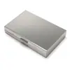Fábrica de origen en stock Estuche para tarjetas de acero inoxidable Portatarjetas de crédito Portatarjetas antirrobo Cartera organizadora Portatarjetas