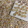 Cera de Abeja Natural Huapo con Cuentas Huecas de Circonita Accesorios DIY Accesorios para Joyería Collar Pulsera Cuentas