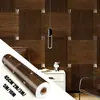 Papel de Parede Estilo Étnico Personalizado Adesivos de Parede à Prova d'Água Adesivos para Reforma de Móveis Papel de Parede para Decoração de Parede com Fundo de Madeira