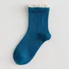 Meias de Renda Vintage de Outono Meias Doces Versáteis para Meninas com Sapatos Pequenos de Couro Meias Vintage Meias Absorventes de Suor Ins