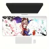 Alfombrilla de Ratón para Videojuegos E-Sports Bidimensional de Personajes de Anime, Alfombrilla Grande de Escritorio para Teclado de Computadora Gruesa y Resistente a las Manchas