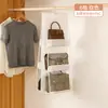 Organizador de bolsa para pendurar organizador de bolsa de armazenamento bolsa de armazenamento prateleira de armazenamento de parede para guarda-roupa doméstico dormitório