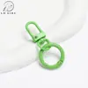 Gancho de Resorte Colorido Hebilla Llavero Colgante Pequeño Aro de Resorte Colorido Hebilla de Anillo Accesorios para Joyería DIY