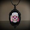 Estilo Gótico Vintage Castillo Murciélago Cuervo Cruz Sangre Gato Negro Iglesia Cementerio Vampiro Collar Vintage