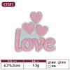 Patch de Bordado Temático de Dia dos Namorados Transfronteiriço Patch de Coração Rosa Delicado para Bolsas e Roupas Patch de Decoração DIY