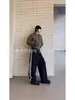 Comercio Exterior Transfronterizo Nuevo Estilo Retro Americano de Moda Versátil Perezoso Simple Artístico Moda Casual Personalidad Pantalones Largos