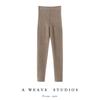 Pantalones de Cachemir 100% Puro Estilo Nuevo Otoño e Invierno para Mujer, Cintura Alta, Moldeadores de Vientre, Levanta Glúteos, Moldeadores Corporales, Leggings Cálidos para Exterior