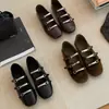 Zapatos Mary Jane de estilo coreano 2026, vintage, elegantes, con hebilla metálica, que aumentan la altura para mujer, zapatos planos sin cordones de punta cuadrada para ir al trabajo