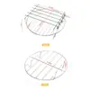 Espetos para Air Fryer de Aço Inoxidável 304, Rack de Camada Dupla, Grelha de Churrasco Redonda, Agulha de Churrasco, Rack de Resfriamento para Assar, Rack para Cozinhar no Vapor