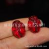 Colgante de cuentas vidriadas antiguas de imitación de la dinastía Ming de gran venta transfronteriza, Cuentas antiguas, Accesorios de cuentas vidriadas rojas antiguas