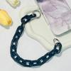 Alça de Ombro de Corrente Acrílica Bolsa Transversal de Axila Bolsa de Corrente Acessórios de Joia Chaveiro Pendurado Capa de Celular Pingente