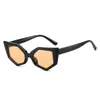 Nuevas Gafas de Sol Poligonales Elegantes y Sencillas Transfronterizas para Hombres con un Toque de Alta Gama, Gafas de Sol de Moda Estilo Urbano para Mujeres