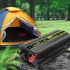 Inversor de onda pura positiva 1000W 12V a 220V Convertidor solar para coche Doble USB/LED Pantalla Inteligente