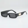 Nuevas Gafas de Sol de Marco Cuadrado Estrecho Transfronterizas de Comercio Exterior para Mujer Ins Tendencia Europea y Americana Gafas de Sol Simples Casuales Versátiles Retro