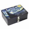Escritorio grande zakka exquisita caja de hierro con cerradura certificado caja de almacenamiento de billetes caja de almacenamiento regalo caja con cerradura