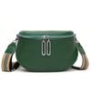 Bolso Silla de Cuero Genuino Denk para Mujer 2025 Nuevo de Moda Casual Bolso de Pecho de Primera Capa de Piel de Vaca Bolso de Hombro Único Cruzado