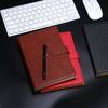 Fabricante de Origen Cuaderno de Negocios Papelería A5 Sencillo Estudiante Universitario Cubierta Dura de Cuero Libreta de Trabajo Logotipo Personalizado