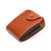 Portatarjetas tipo acordeón casual y elegante para hombres y mujeres, Portatarjetas multicolor de piel genuina, Portatarjetas con múltiples ranuras para tarjetas, Portatarjetas, Portatarjetas de crédito