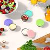 Nueva taza para salsa de acero inoxidable transfronteriza con tapa a prueba de fugas, taza para salsa para ensalada, picnic, portátil, taza para dip, tapa de silicona