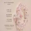 Pulsera de Cristal Natural para Mujer, Cristal Rosa, Cristal Blanco, Flor de Durazno, Pulsera de Lujo Nicho Accesible de Alta Gama, Regalo para Novia