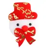 Broche luminoso de peluche navideño joyería de destello colorido regalo creativo para niños broche de Papá Noel juguetes navideños