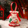 Caja de Manzana Navideña, Bolsa de Manzana, Bolsa de Lona, Caja de Empaque de Dulces Navideños de Alta Gama, Bolsa de Regalo de Fruta de la Paz, Caja de Regalo