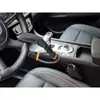 Bloqueo de Volante de Coche, Candado Antirrobo en Forma de U para Coche, Candado de Seguridad Telescópico Ajustable para Autodefensa, Martillo de Seguridad Rompecristales para Coche