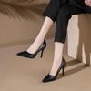 Zapatos de Tacón Alto Profesionales para Mujer 2026 Estilo Nuevo, Zapatos de Trabajo Elegantes de Suela Suave Que Son Cómodos para Estar de Pie Mucho Tiempo, Zapatos de Tacón de Aguja Negros Formales