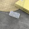 Silicone de Grau Alimentício Material de Alta Transparência Molde de Flor Rosa para Nail Art Lixa de Unha Concha do Mar Fornecimento Transfronteiriço Venda por Atacado