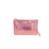 Venta Directa de Fábrica Bolso de Mano Colorido Metal Radiación PU Bolso de Mano de Moda Tendencia Bolsa de Maquillaje Versión Coreana