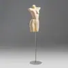 Mannequins de Meia-Corpo Masculino e Feminino para Exposição de Lingerie, Rack para Vitrine de Loja de Lingerie, Manequim, Rack para Exposição de Maiôs e Sutiãs, Modelo de Prateleira
