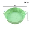 Panela de Silicone para Assar Prato de Churrasco Tapete Frigideira de Ar Panela de Silicone para Assar Forma de Bolo Bandeja de Forno Doméstica