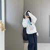 Ropa con capucha de nicho destacada Sudadera con capucha Suéter con capucha británico Sudadera con capucha para mujer Impresa Deportiva Fresca Casual Divertida Popular en Internet