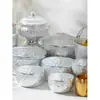 Tigela de Lata Tailandesa, Tigela de Condimento, Tigela de Arroz para Restaurante Tailandês, Louça Especial da Etnia Dai, Tigela de Prata, Tigela de Sobremesa, Tigela para Leite com Chá Porudah