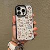 Funda de Teléfono Hello Kitty de Dibujos Animados Estilo Ins Adecuada para Apple 16 Funda Suave Transparente iPhone 17 Borde Negro