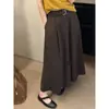 Falda Adelgazante Mmc Dition para Mujer, Nuevo Estilo Otoño, Fluida, Gama Alta, Elegante, Falda Larga de Corte A, Falda de Paraguas
