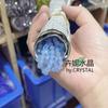 Contas pontiagudas de 4MM contas de vidro de cristal contas de furo reto cristal DIY pulseira colar brincos acessórios de cabelo acessórios