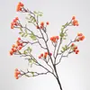 Nueva Chinoiserie ~ Otoño ~ Fruta Roja Fruta ~ Flores Artificiales ~ Decoración Floral ~ Ramas de Bayas ~ Fortuna ~ Sala de Estar con Frutas ~ Interior ~