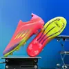 Zapatos de Fútbol para Niños Cruzados del Mundo para Niños, Adolescentes, Estudiantes, Niñas, Tachones Tf, Clavos Largos Ag, Zapatos Deportivos de Entrenamiento para Competición