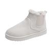 Botas de Nieve para Mujer 2026 Estilo Nuevo Engrosadas y Forradas de Felpa Talla Grande Moda de Invierno Cálidas de Ponerse Botines Cortos Zapatos de Algodón para Mujer
