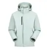 26 Lago Xin'an Mismo Estilo Simple Ciudad Deportes al Aire Libre Impermeable Funcional Shell Acolchado Chaqueta Casual Ropa de Abrigo