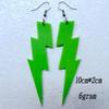 Brincos Longos Elegantes Europeus e Americanos de Raio para Mulheres Halloween Moda Personalidade Brincos Versáteis Brincos da Moda de Celebridade da Internet para Mulheres