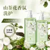 Série de Cuidados com Camélia Gel de Banho Fofo Controle de Oleosidade Shampoo Anticaspa Anticoceira Fragrância de Longa Duração Cuidados com os Cabelos
