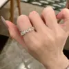 Anillo retro francés de alta calidad, romántico, morado, gota de agua, fila de amor, diseño apilado, anillo de temperamento exquisito y versátil