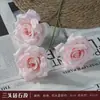 Série de Casamento Rosa Materiais de Flores Artificiais para Decoração de Vitrine de Shopping, Exibição de Fundo, Arranjos Florais, Flores Artificiais, Rosas