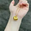 2024 Nova Corrente de Contas Xiaopang Fuyuan Feminina Novo Design Chinês de Nicho Simples Versátil Elegante Corrente para Clavícula Fufu
